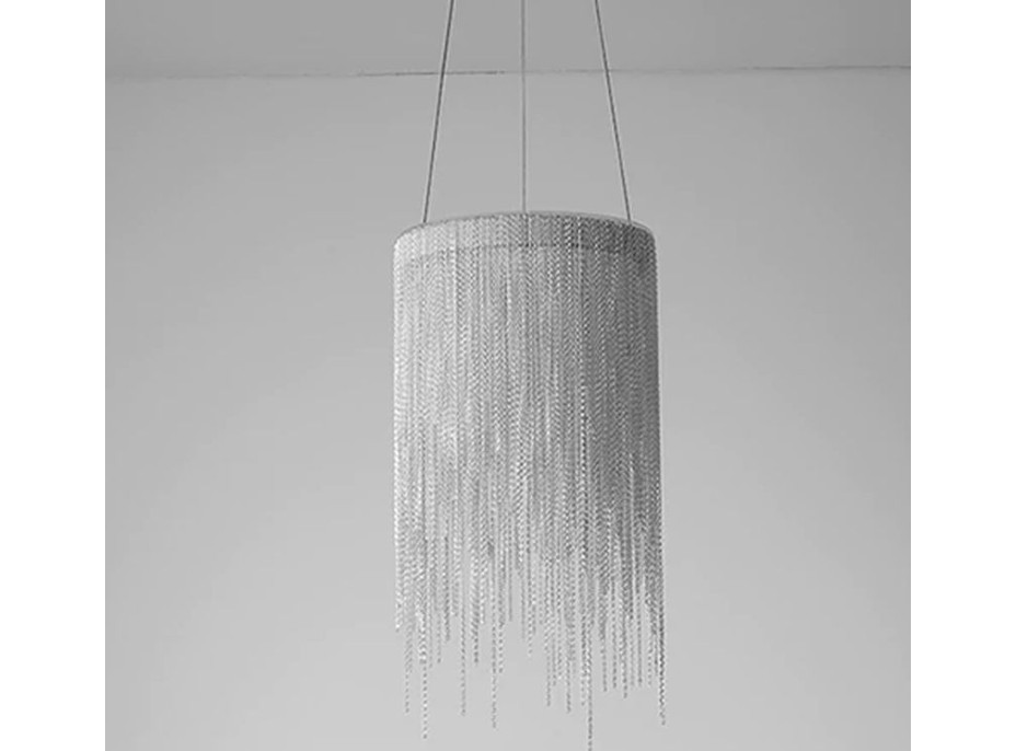 Stropné LED krištáľové svietidlo WATERFALL - 10W - chrómové
