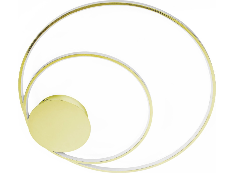 Stropné LED svietidlo CIRCLES - 110W - zlaté - s ovládačom