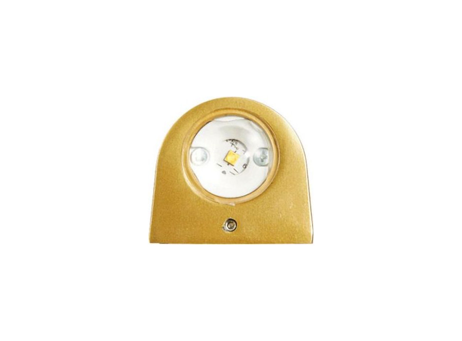 Nástenné LED svietidlo HOURGLASS - 10W - zlaté