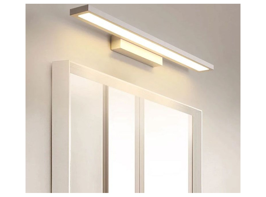 Nástenné LED svietidlo nad zrkadlo FLAT - 40 cm - 7W - chrómové