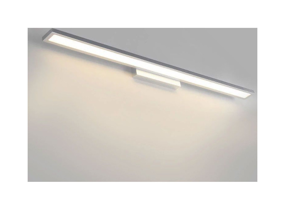 Nástenné LED svietidlo nad zrkadlo FLAT - 40 cm - 7W - chrómové