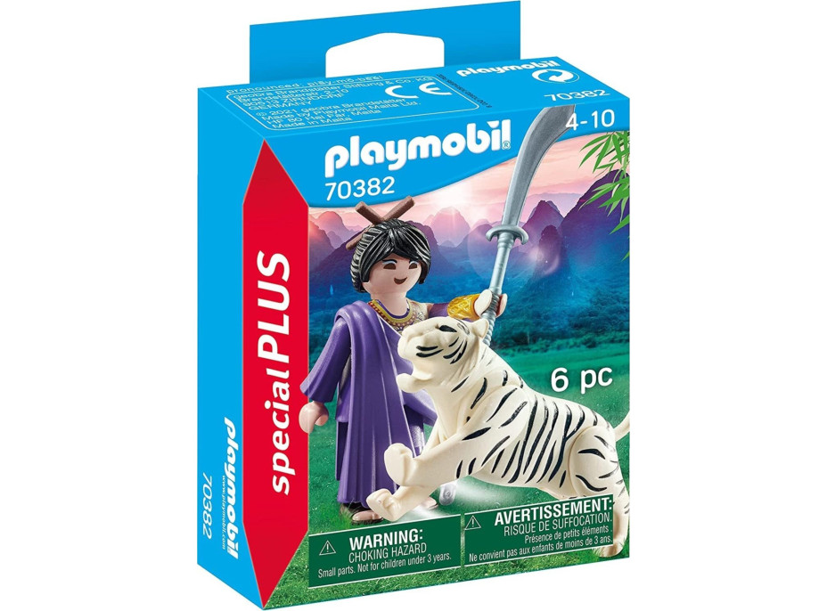 PLAYMOBIL® Special Plus 70382 Ázijská bojovníčka s tigrom