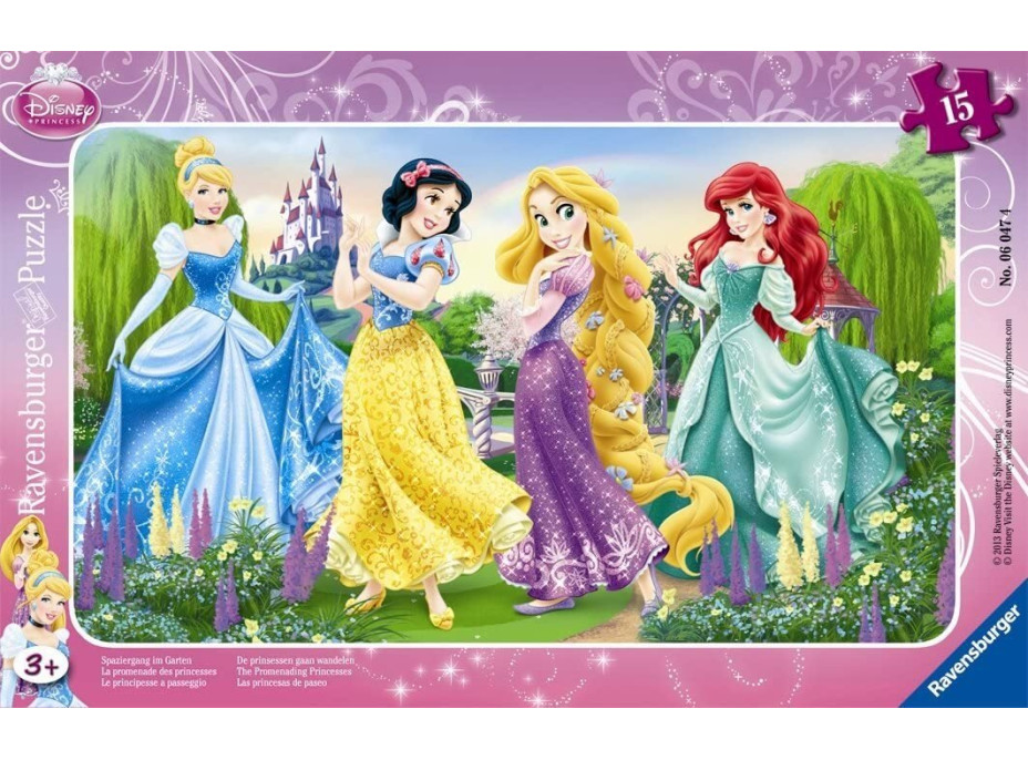 RAVENSBURGER Puzzle Disney Princezné 15 dielikov