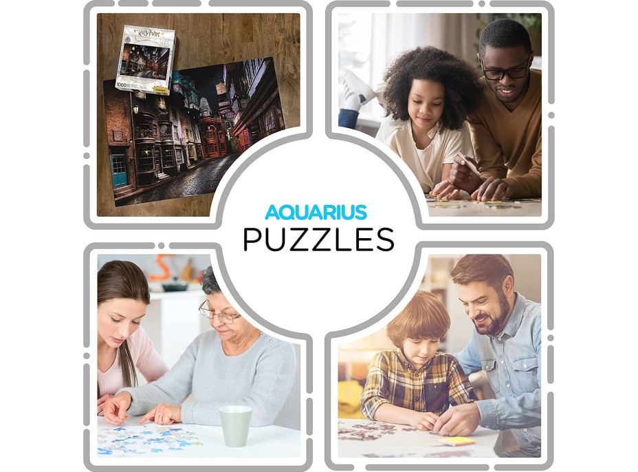AQUARIUS Puzzle Harry Potter: Priečna ulica 1000 dielikov
