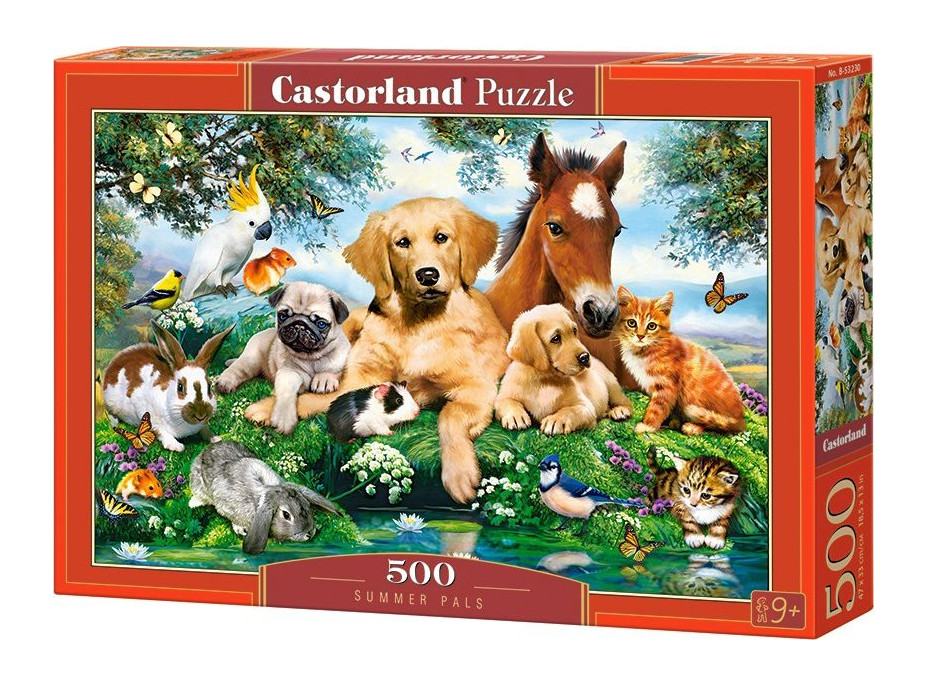 CASTORLAND Puzzle Letní priatelia 500 dielikov