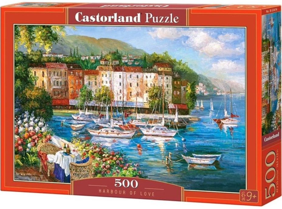 CASTORLAND Puzzle Prístav lásky 500 dielikov
