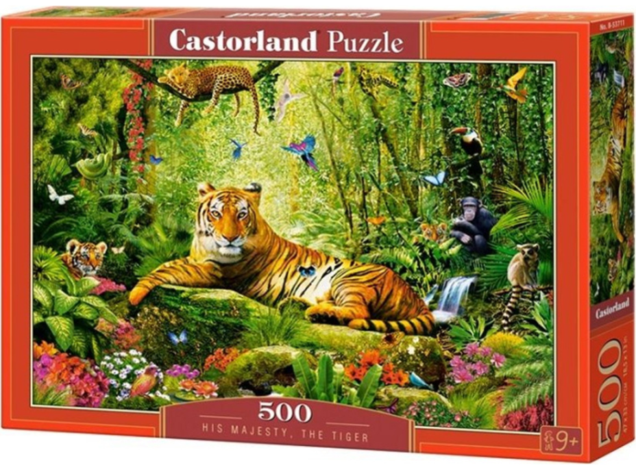 CASTORLAND Puzzle Tigrie veličenstvo 500 dielikov