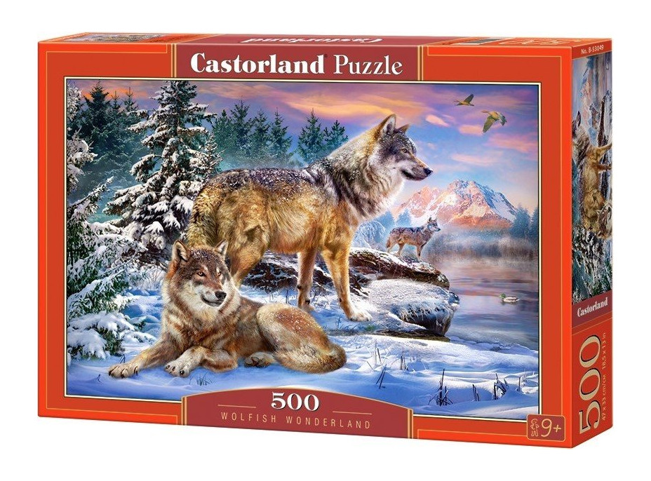 CASTORLAND Puzzle Vlčia krajina 500 dielikov