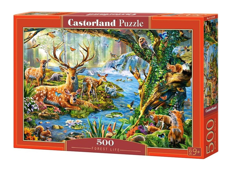 CASTORLAND Puzzle Život v lese 500 dielikov