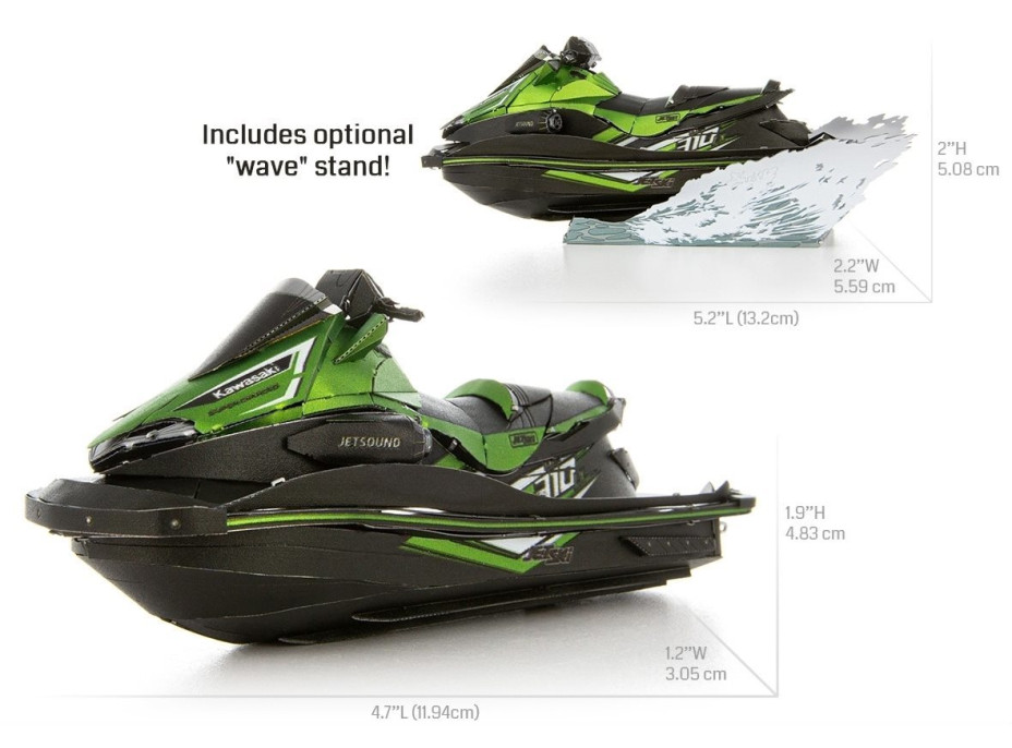 METAL EARTH 3D puzzle Kawasaki Jet Ski Ultra 310LX (ICONX)