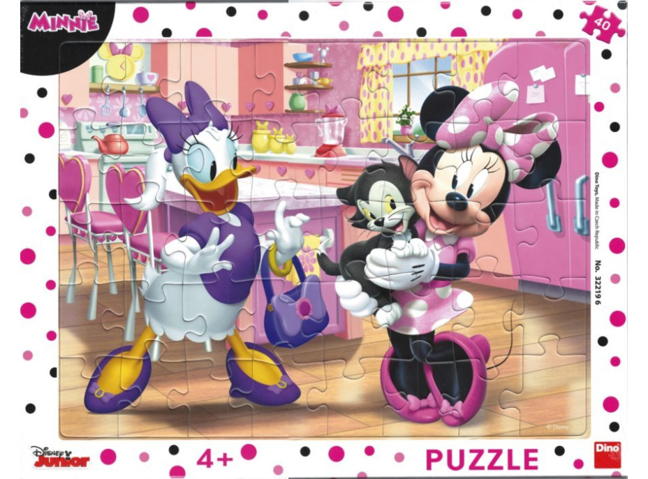 DINO Puzzle Minnie má nového maznáčika 40 dielikov