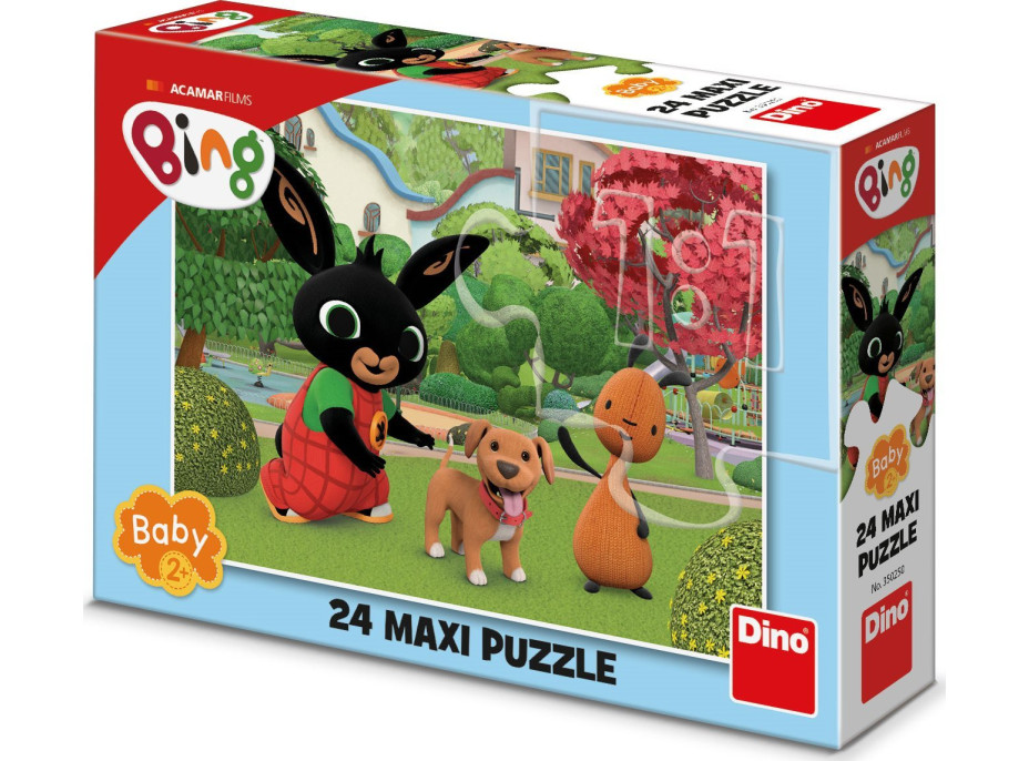 DINO Puzzle Bing so psíkom MAXI 24 dielikov