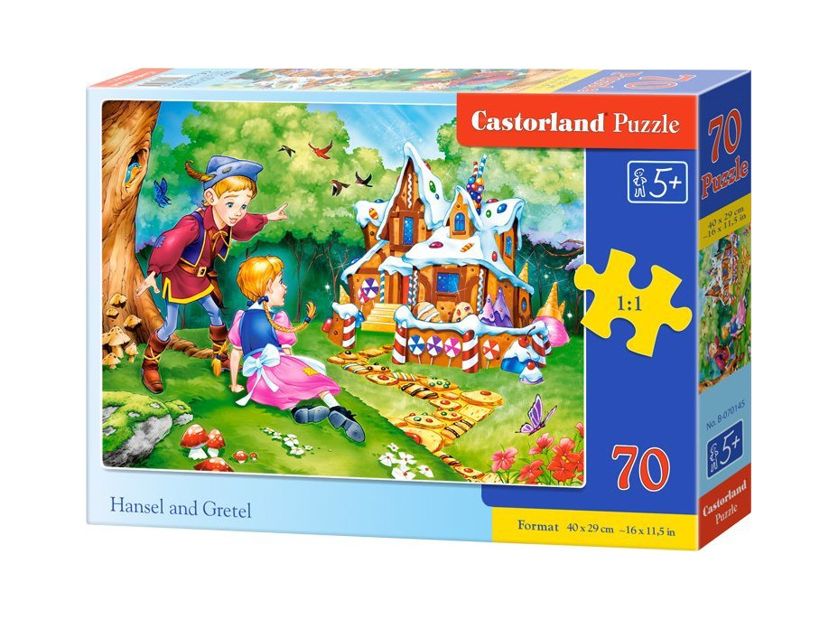 CASTORLAND Puzzle Janko a Marienka 70 dielikov