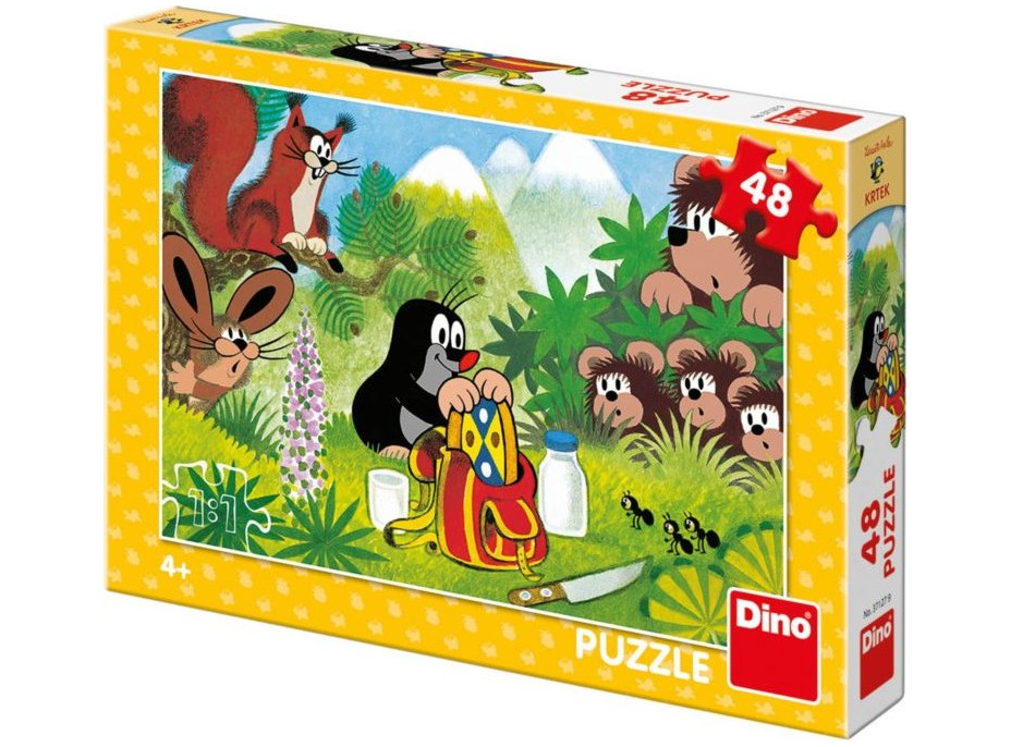 DINO Puzzle Krtko a desiata 48 dielikov