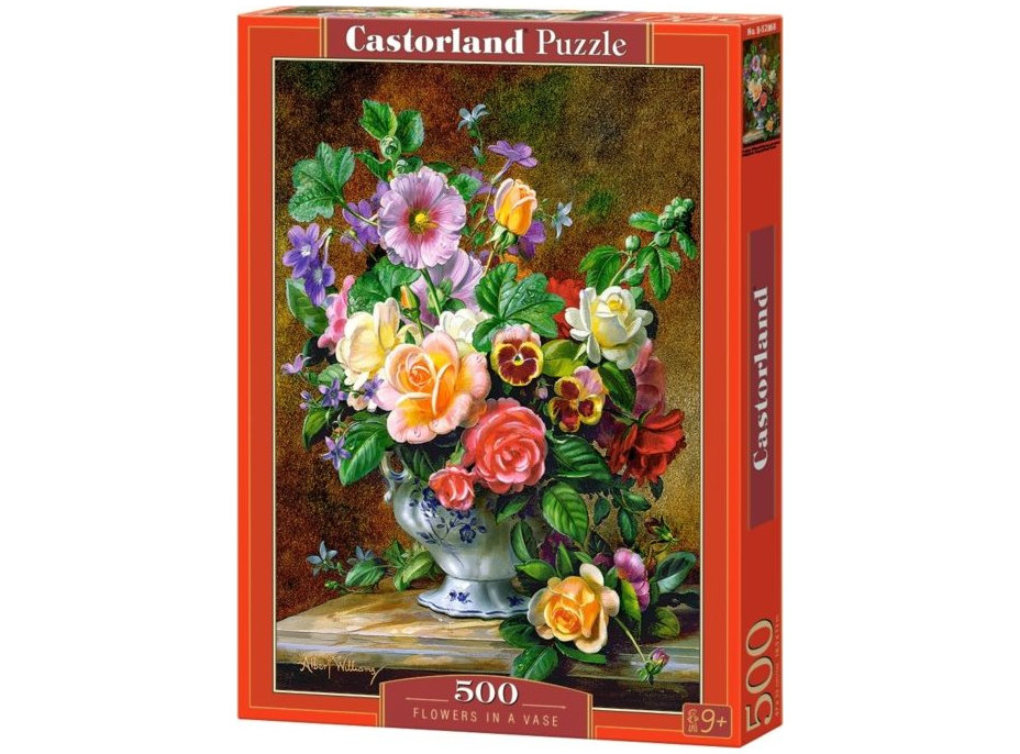 CASTORLAND Puzzle Kvety vo váze 500 dielikov