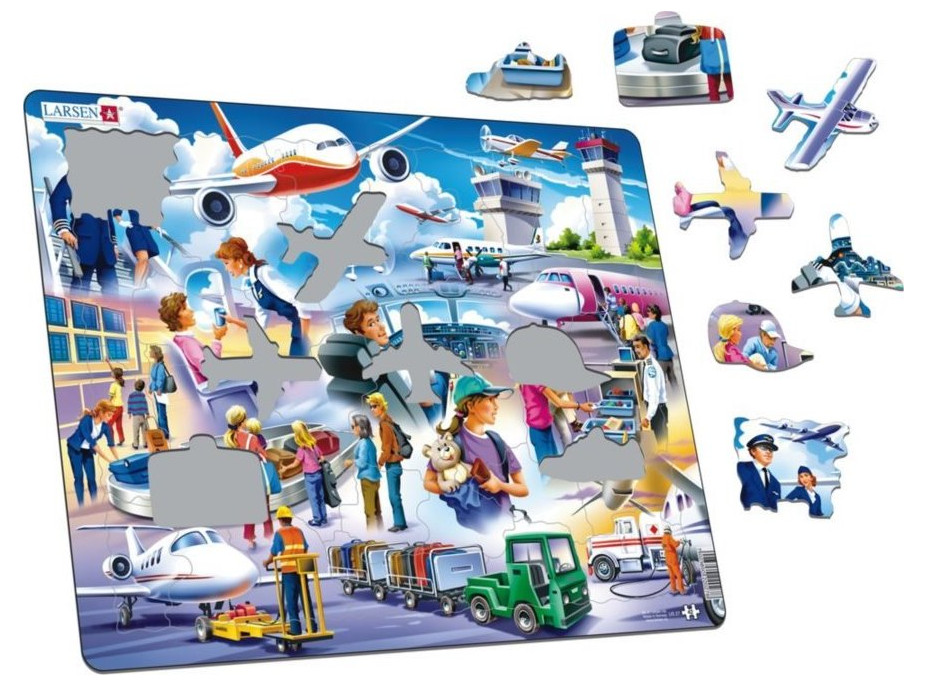 LARSEN Puzzle Letisko 42 dielikov