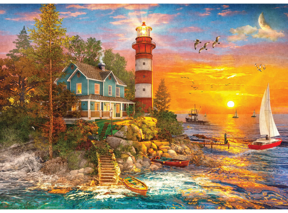 GIBSONS Puzzle Maják na ostrove 500 dielikov