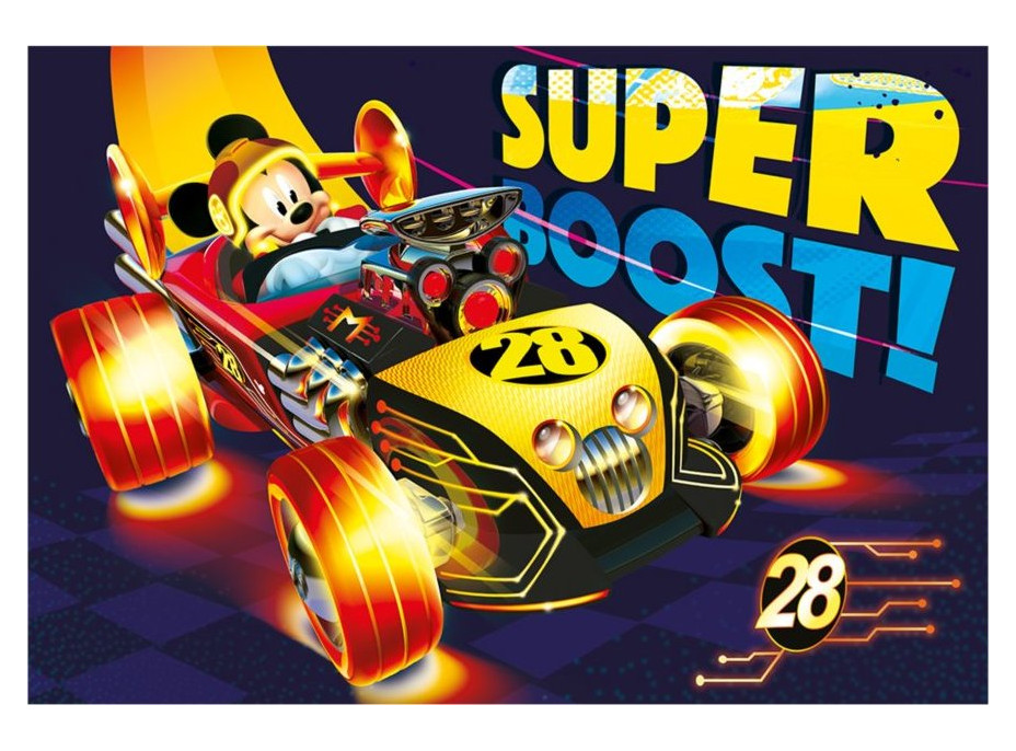 DINO Puzzle Mickey Mouse na závode 24 dielikov