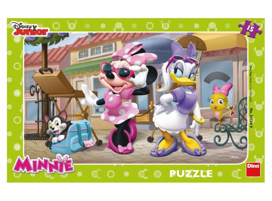 DINO Puzzle Minnie na Montmartri 15 dielikov