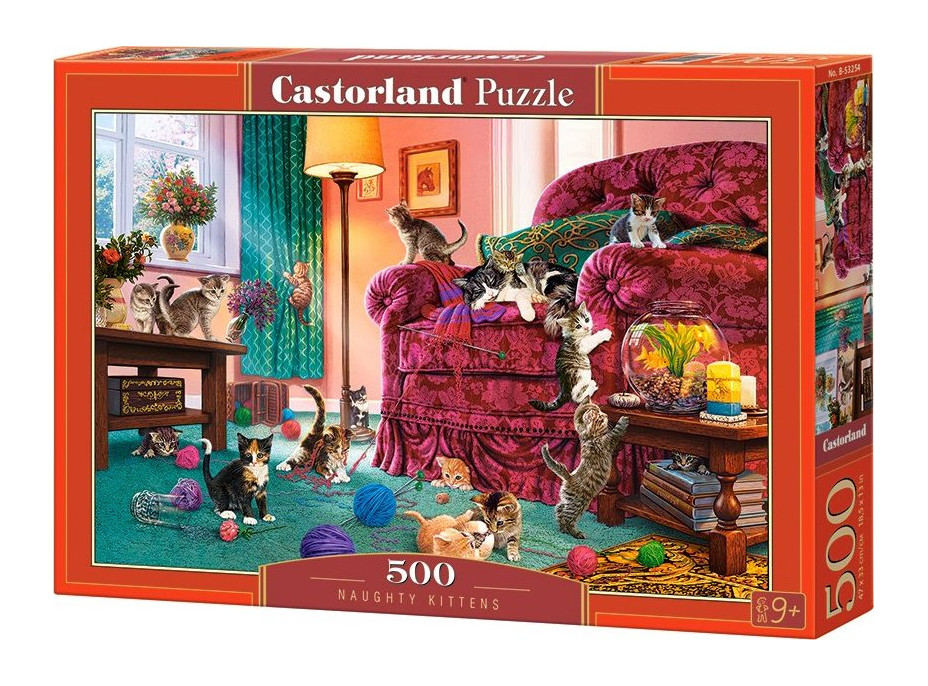 CASTORLAND Puzzle Nezbedné mačiatka 500 dielikov