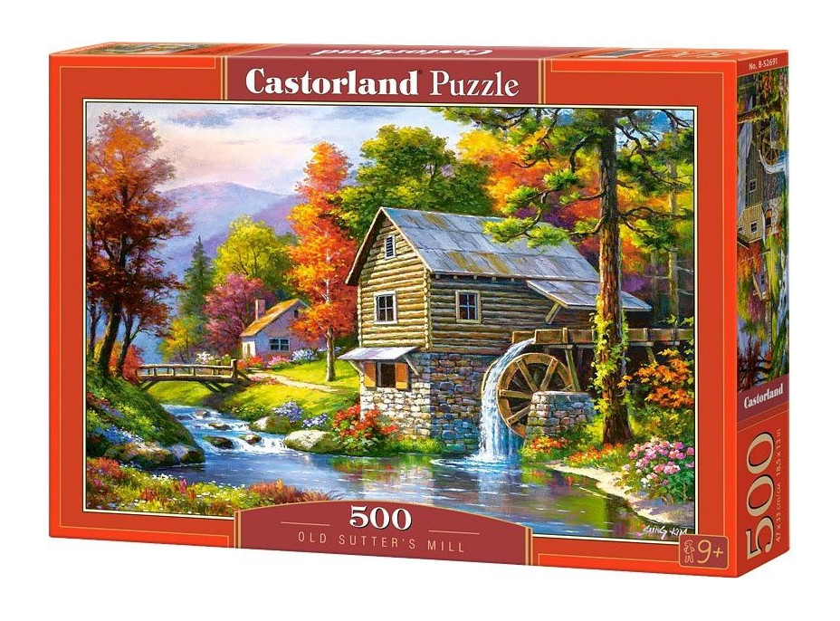 CASTORLAND Puzzle Starý mlyn 500 dielikov