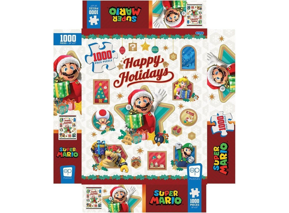 USAOPOLY Puzzle Super Mario: Happy Holidays 1000 dielikov