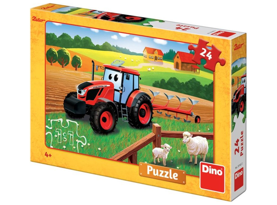DINO Puzzle Traktor Zetor na poli 24 dielikov