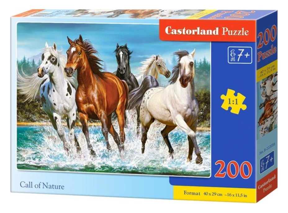 CASTORLAND Puzzle Volanie prirody 200 dielikov
