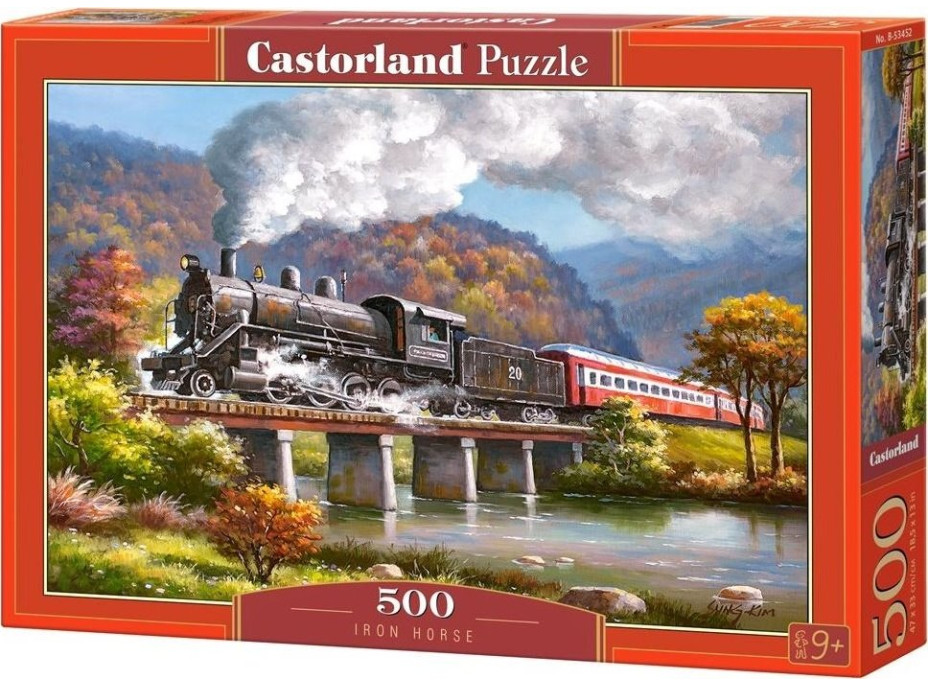 CASTORLAND Puzzle Železný kôň 500 dielikov