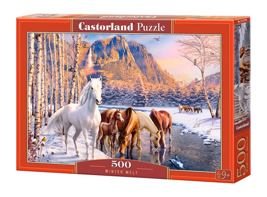 CASTORLAND Puzzle Zimné topenie 500 dielikov