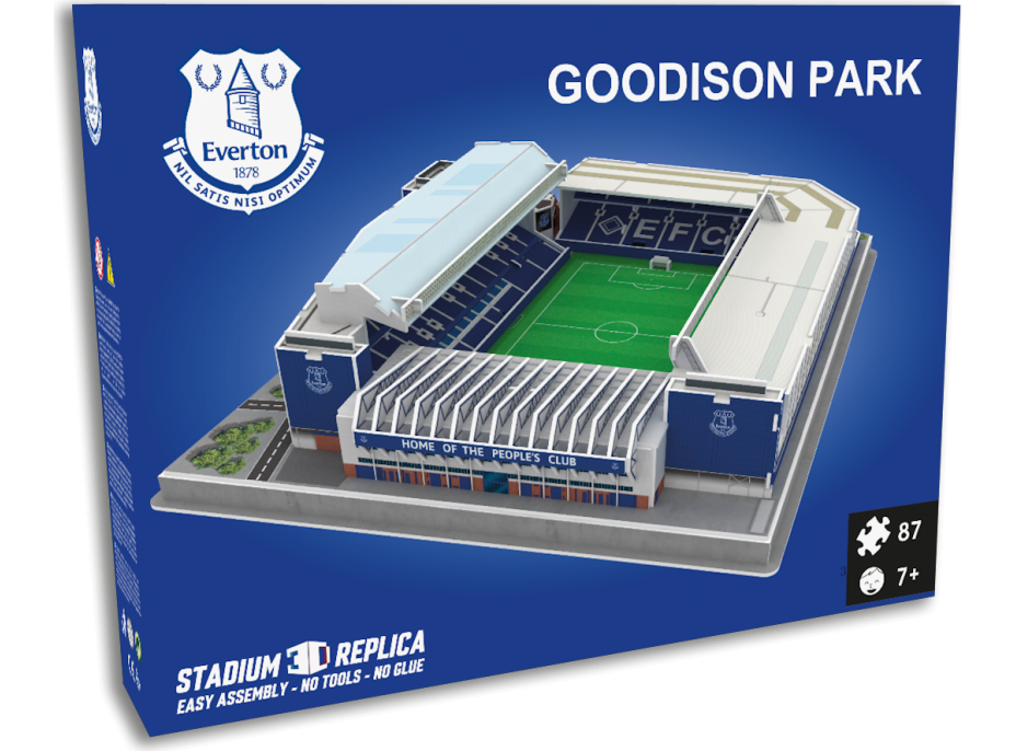 ŠTÁDIUM 3D REPLICA 3D puzzle Štadión Goodison Park - FC Everton 87 dielikov