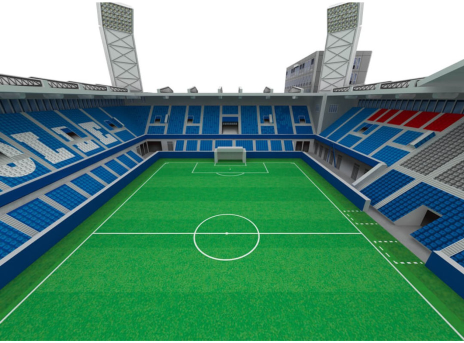 ŠTÁDIUM 3D REPLICA 3D puzzle Štadión MAC3PARK - FC PEC Zwolle 87 dielikov