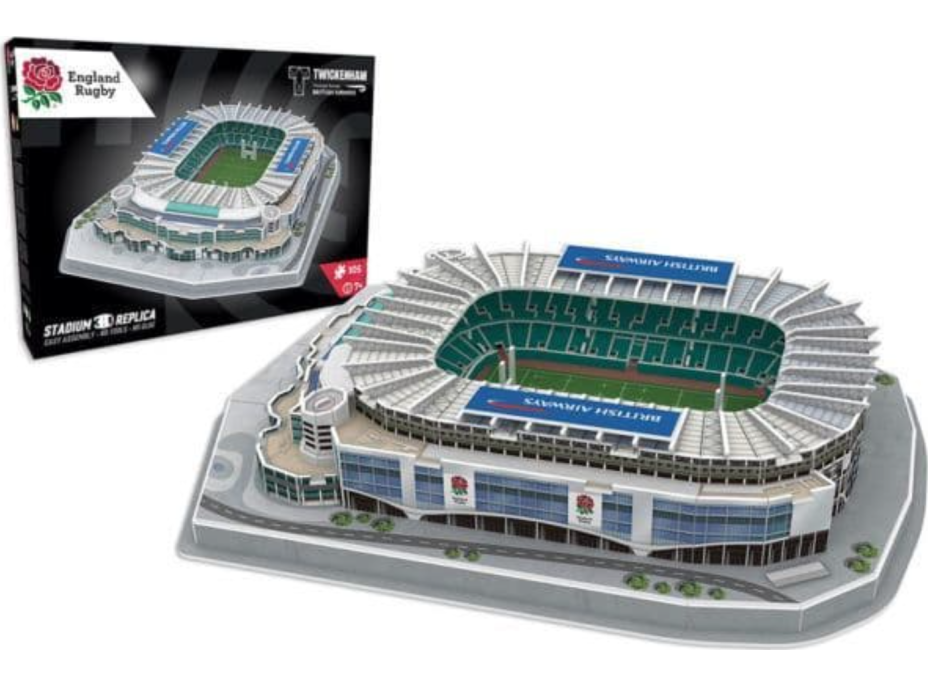 ŠTÁDIUM 3D REPLICA 3D puzzle Štadión Twickenham - England Rugby 108 dielikov