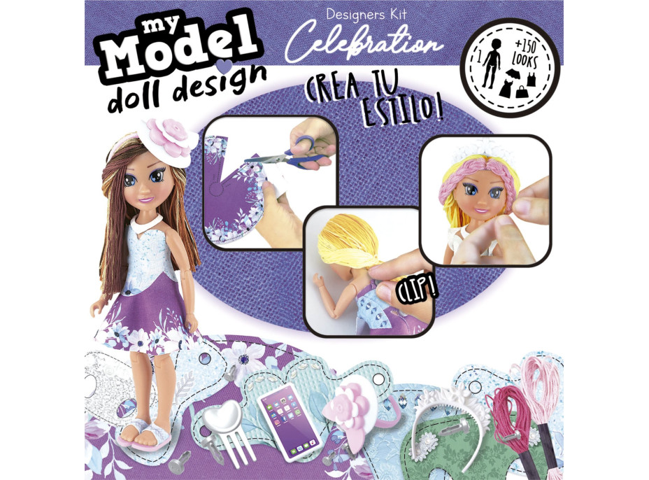 EDUCA Kreatívna súprava My Model Doll Design: Oslava