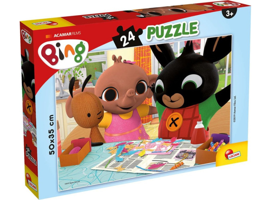 LISCIANI Puzzle Bing: Výtvarné tvorenie 24 dielikov