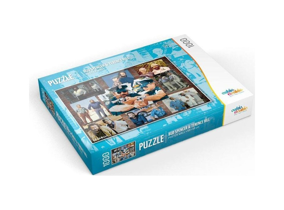 Puzzle Bud Spencer & Terence Hill: Plagáty 1000 dielikov