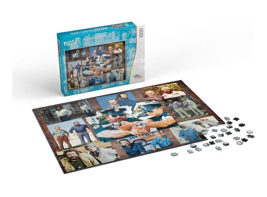 Puzzle Bud Spencer & Terence Hill: Plagáty 1000 dielikov