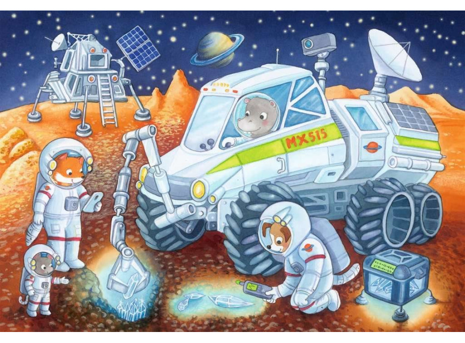RAVENSBURGER Puzzle Cesta vesmírom 2x24 dielikov