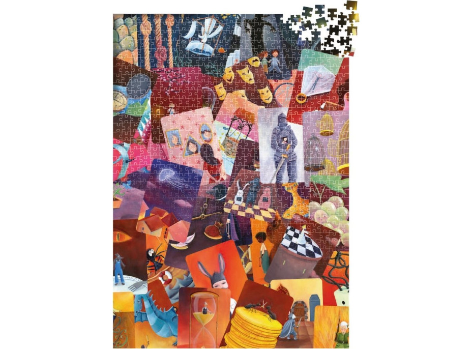 LIBELLUD Puzzle Dixit Collection: Červený Mišmaš 1000 dielikov