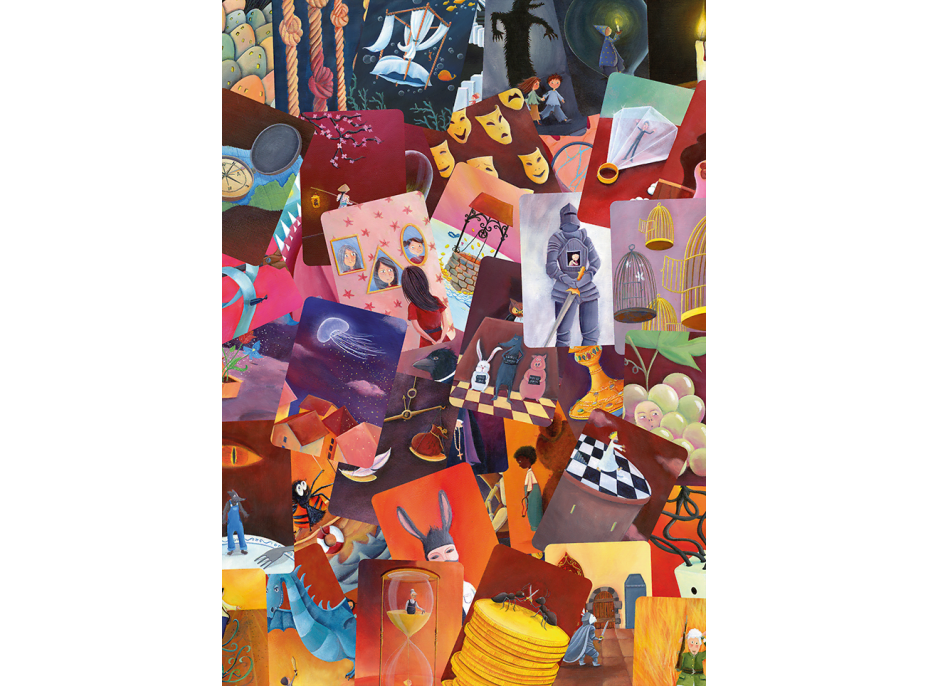 LIBELLUD Puzzle Dixit Collection: Červený Mišmaš 1000 dielikov