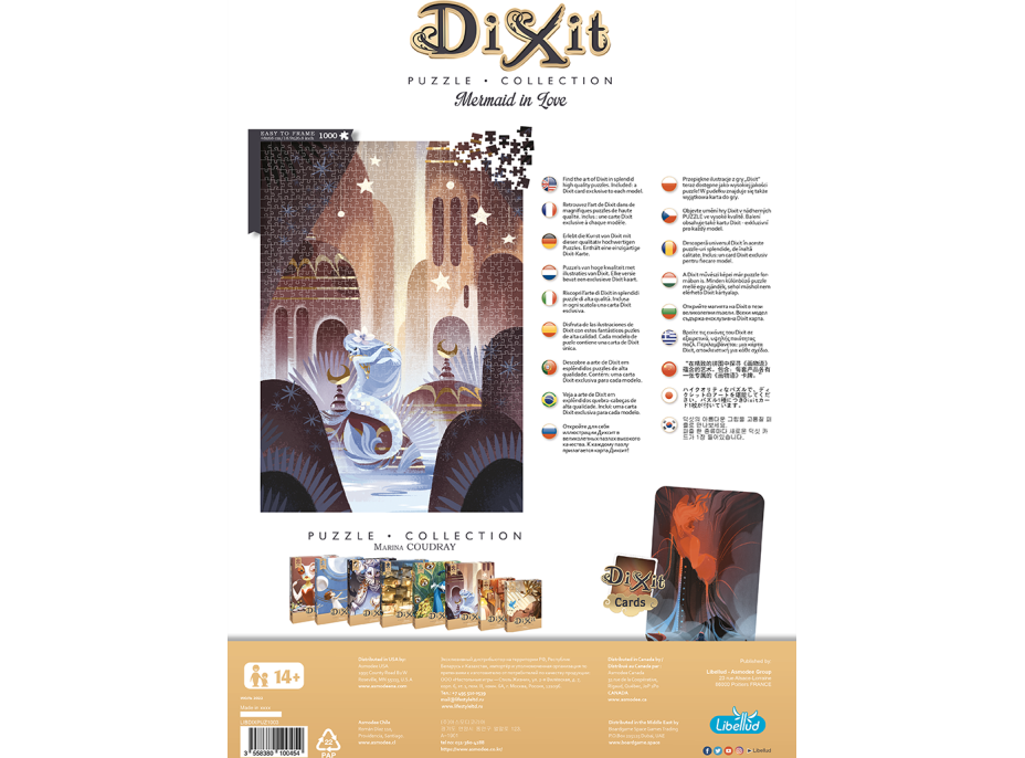 LIBELLUD Puzzle Dixit Collection: Zamilovaná morská panna 1000 dielikov