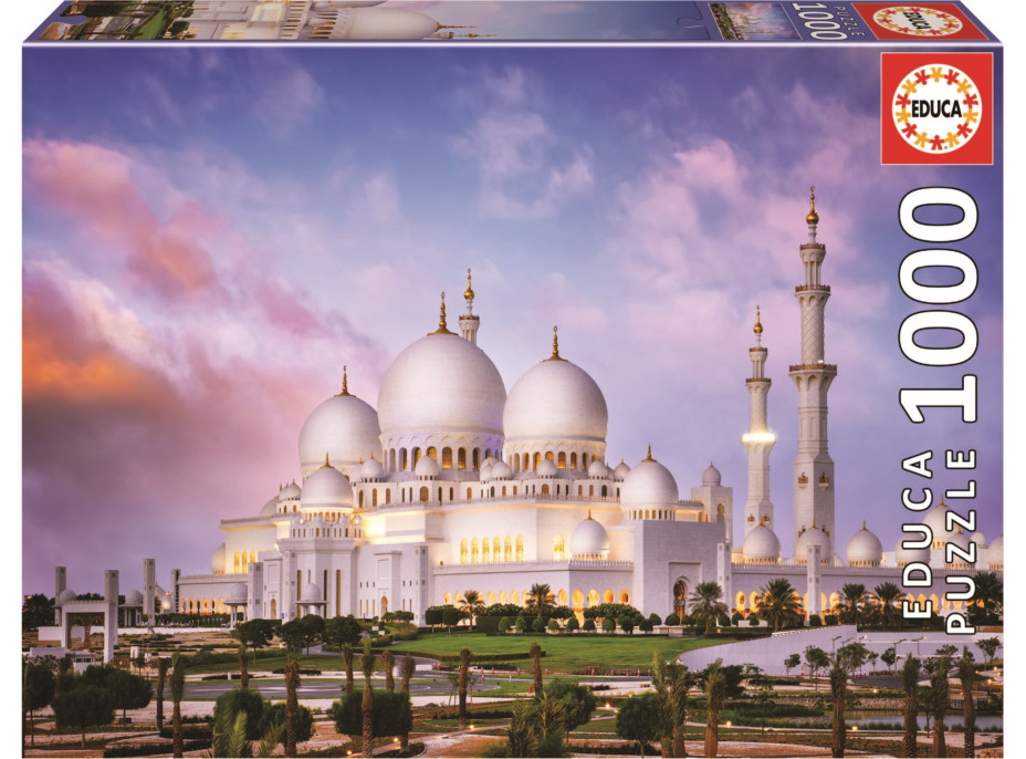 EDUCA Puzzle Kúzla Arábia: Veľká mešita šejka Zayeda 1000 dielikov