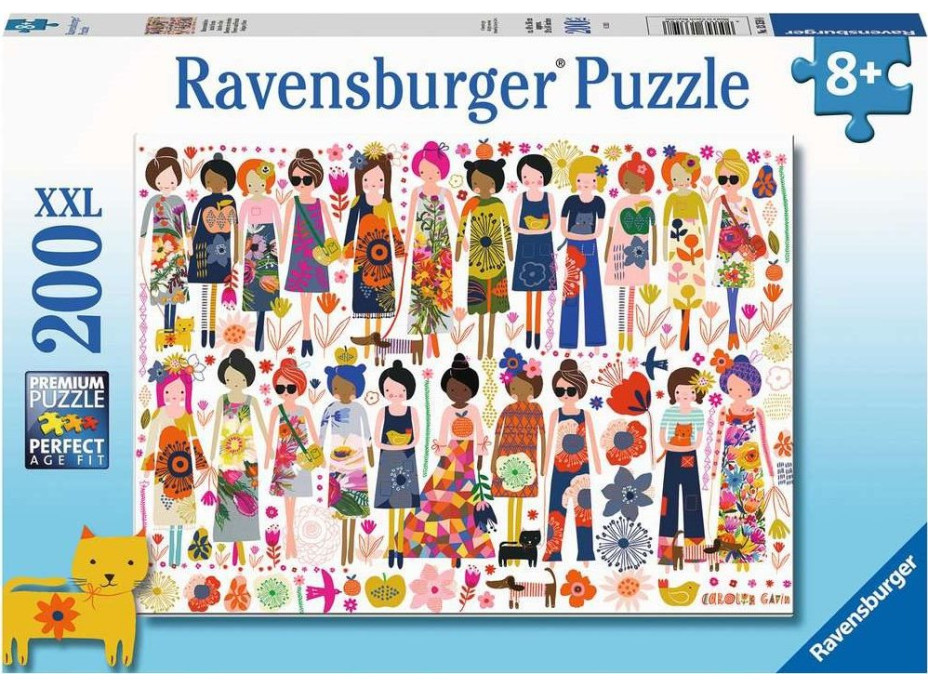 RAVENSBURGER Puzzle Kvetinové motívy XXL 200 dielikov