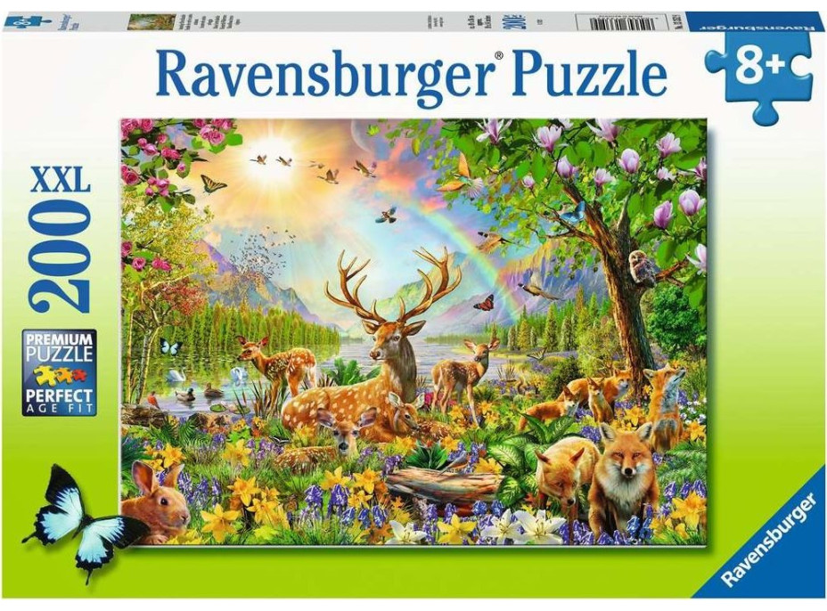 RAVENSBURGER Puzzle Lesné zvieratá XXL 200 dielikov