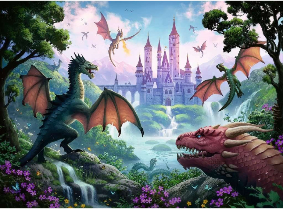 RAVENSBURGER Puzzle Magický drak XXL 300 dielikov