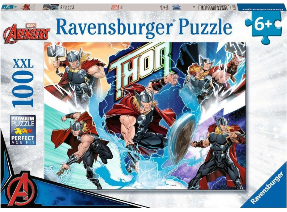 RAVENSBURGER Puzzle Marvel hero: Thor XXL 100 dielikov