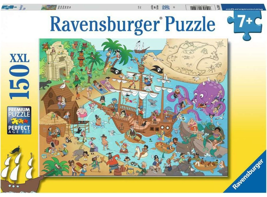 RAVENSBURGER Puzzle Piráti XXL 150 dielikov