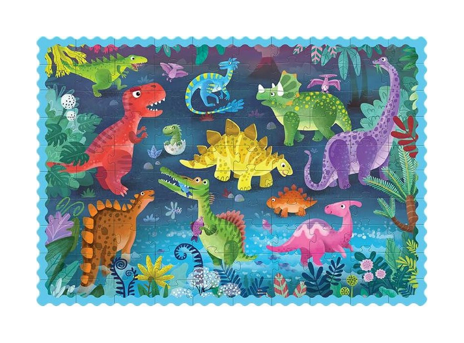 DODO Puzzle Planéta dinosaurov 100 dielikov