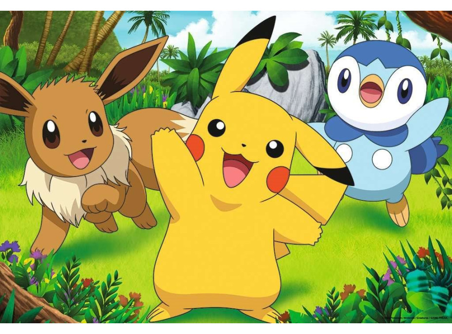 RAVENSBURGER Puzzle Pokémon 2x24 dielikov