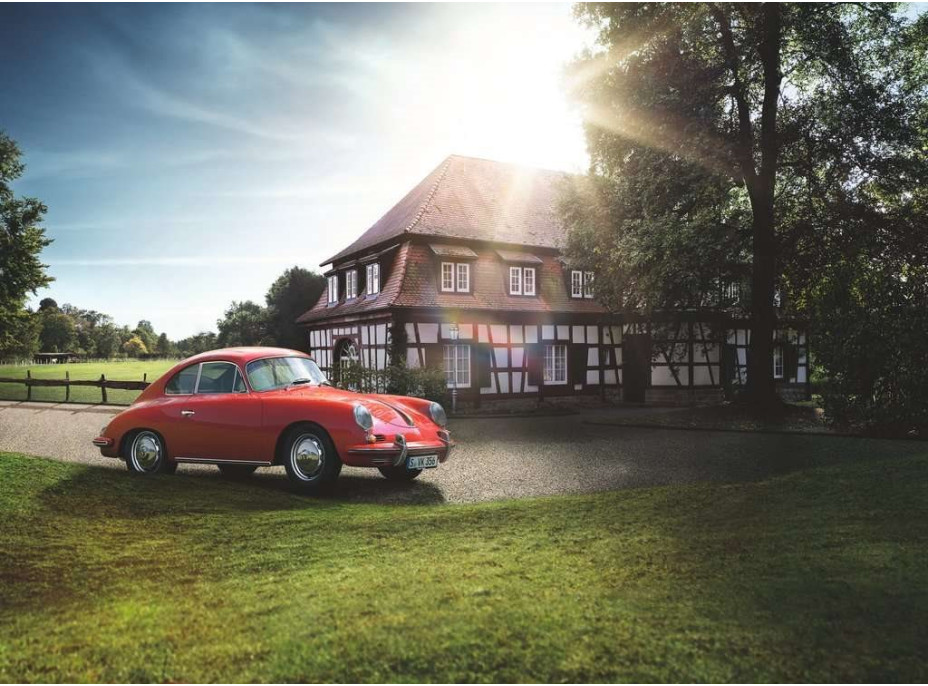 RAVENSBURGER Puzzle Porsche 356 a Porsche 911 2x500 dielikov